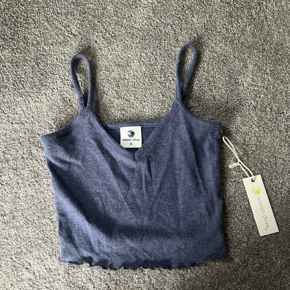 Ocean Drive Women's Navy Camisole